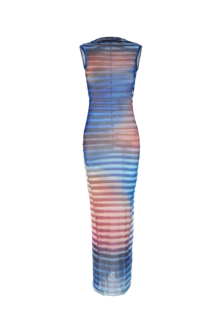 printed tulle the air dress by Selfnex