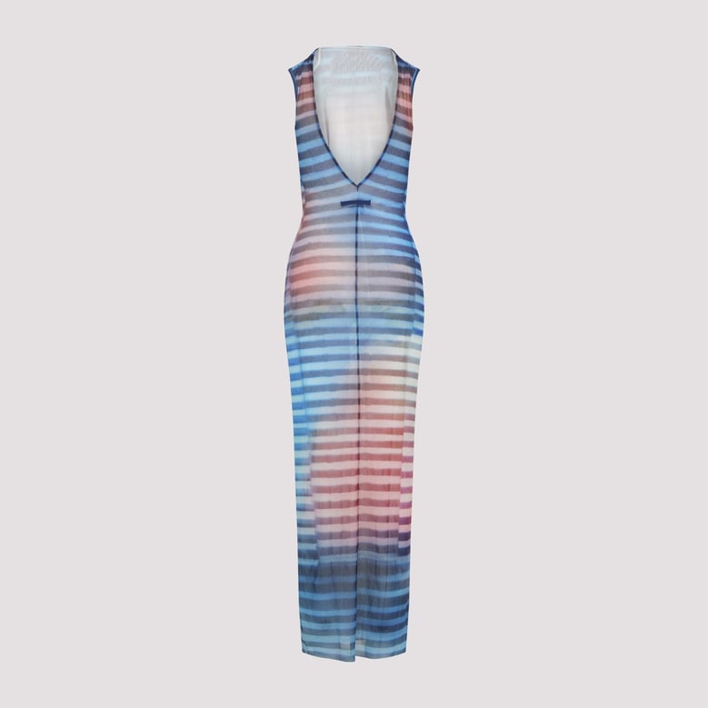 printed tulle the air dress by Selfnex