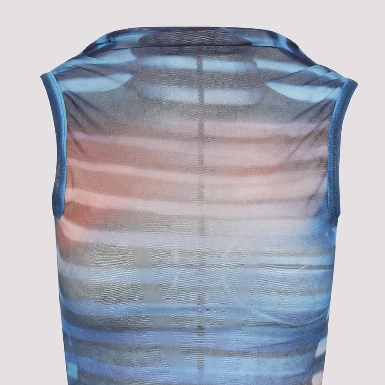 printed tulle the air dress by Selfnex