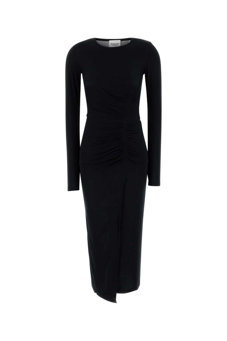 black stretch modal jelina dress by Selfnex