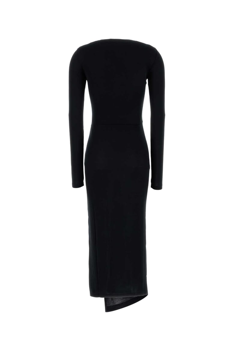 black stretch modal jelina dress by Selfnex