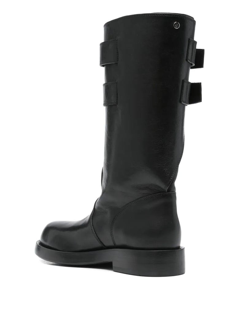 osmo rounded boots with belts by Selfnex