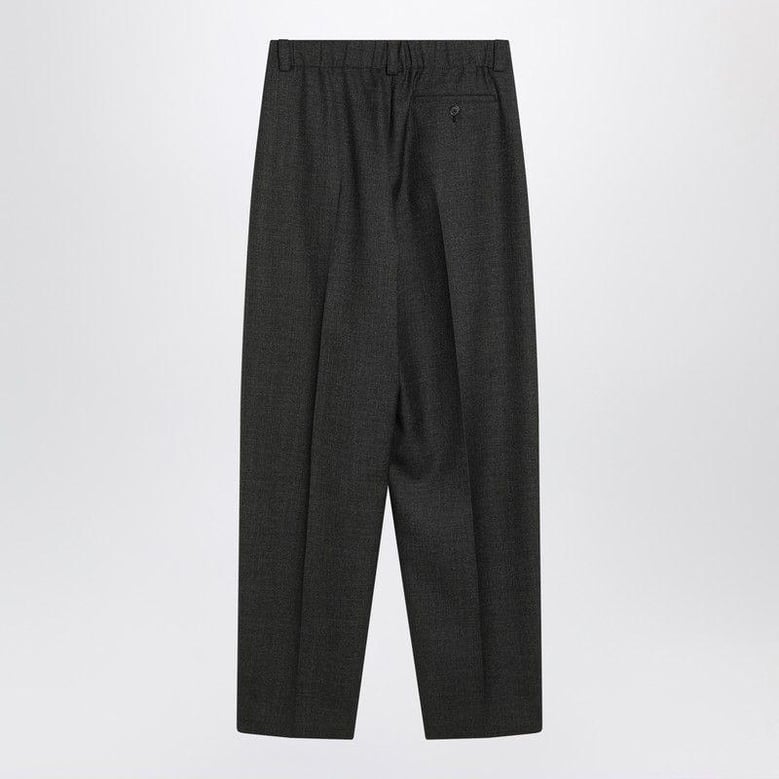 pleated wool trousers by Selfnex