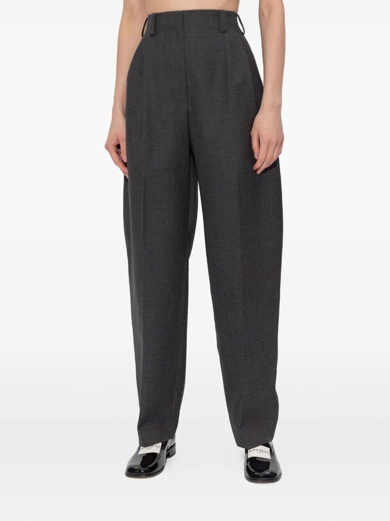 pleated wool trousers by Selfnex
