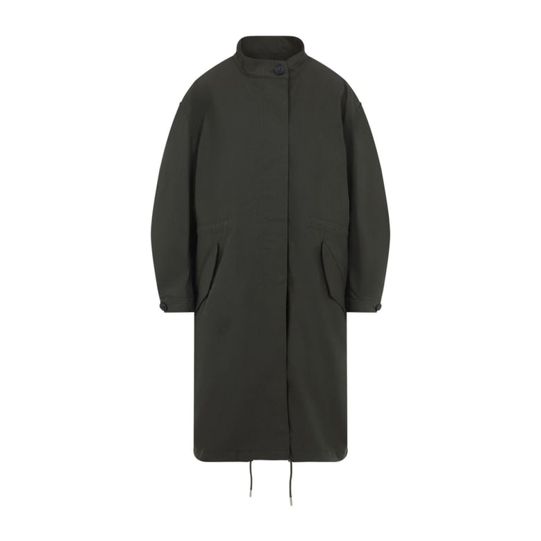 cotton parka with givenchy stamp print by Selfnex