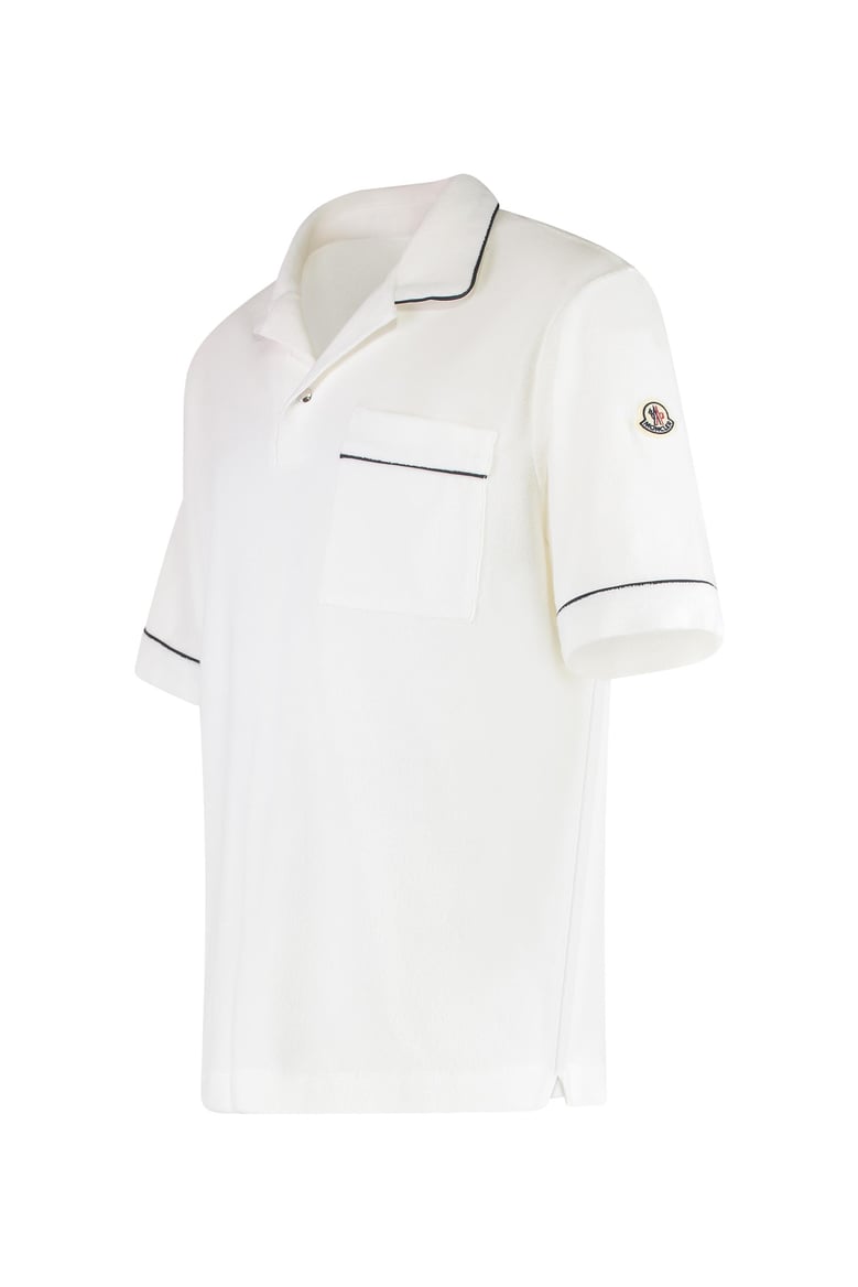 towelling polo shirt by Selfnex