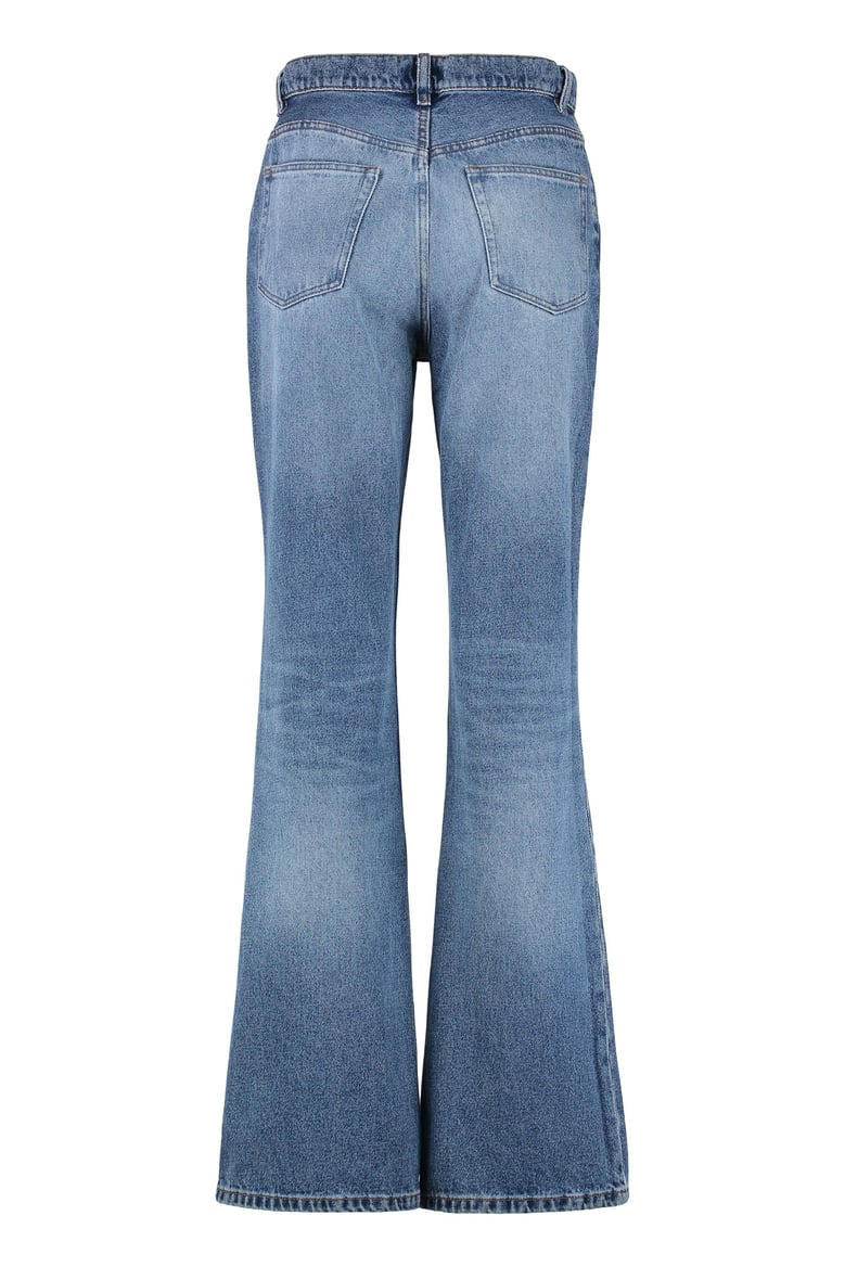romy high-rise flared jeans by Selfnex