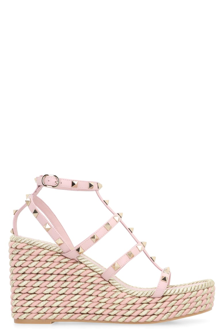 rockstud platform sandals by Selfnex