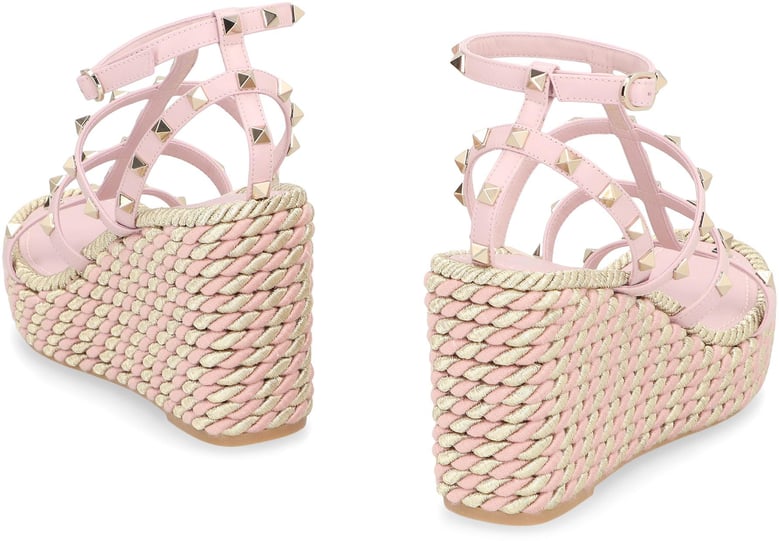 rockstud platform sandals by Selfnex