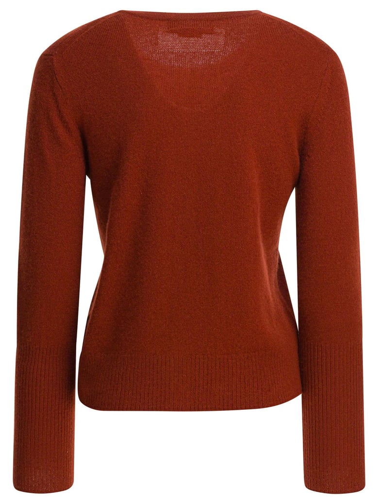 brown cashmere knitwear by Selfnex