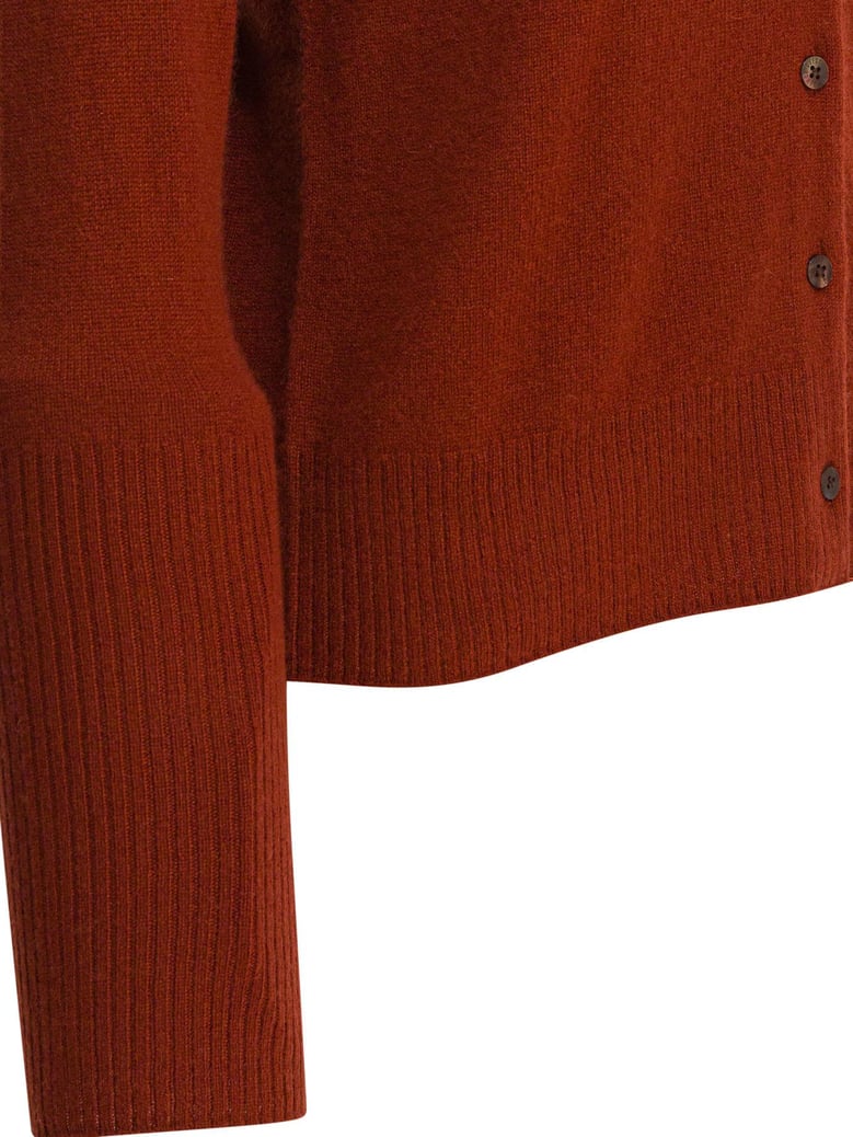 brown cashmere knitwear by Selfnex