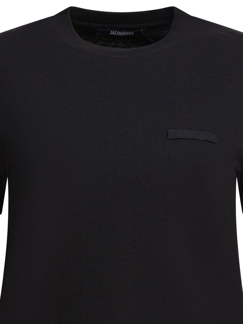 black cotton t-shirt by Selfnex