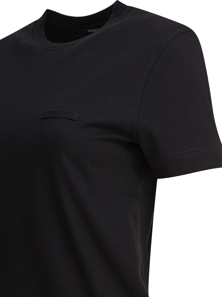 black cotton t-shirt by Selfnex