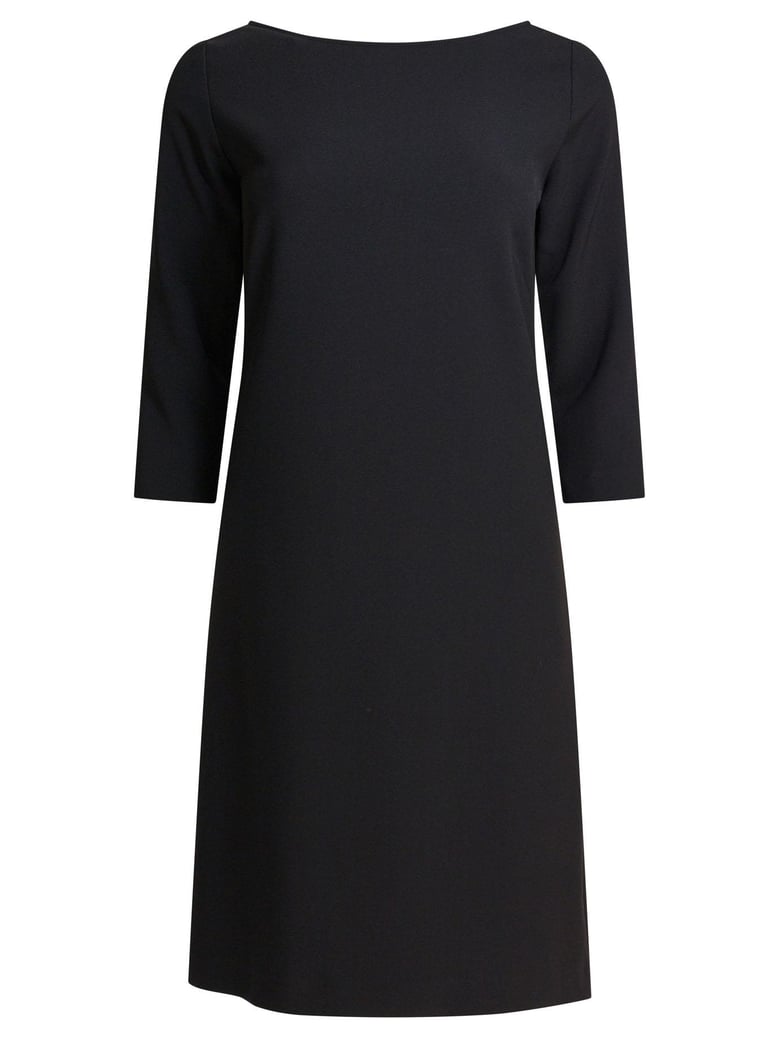 black elastane dress by Selfnex