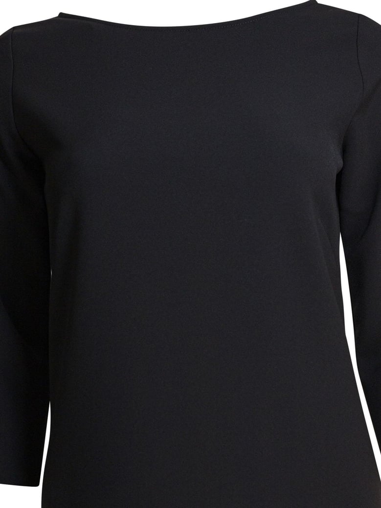 black elastane dress by Selfnex