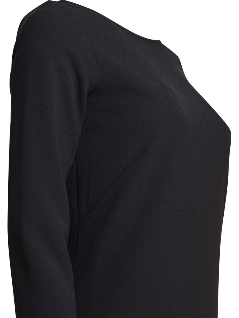 black elastane dress by Selfnex