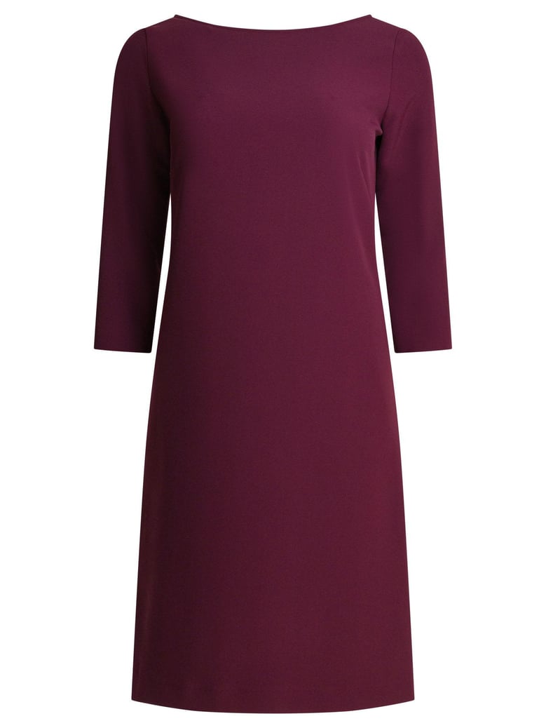 bordeaux elastane dress by Selfnex