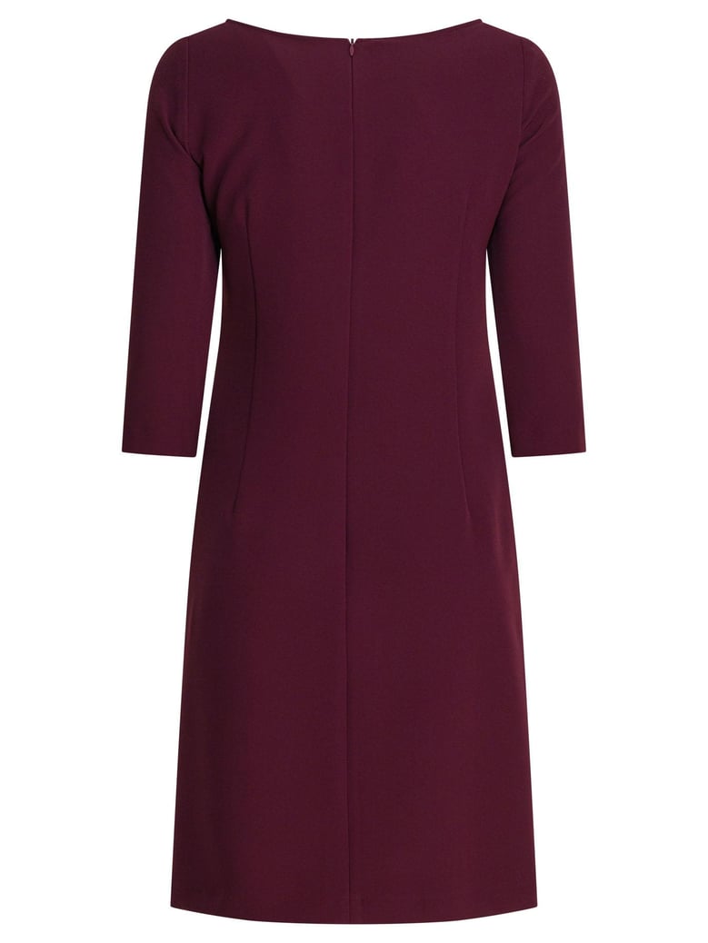 bordeaux elastane dress by Selfnex