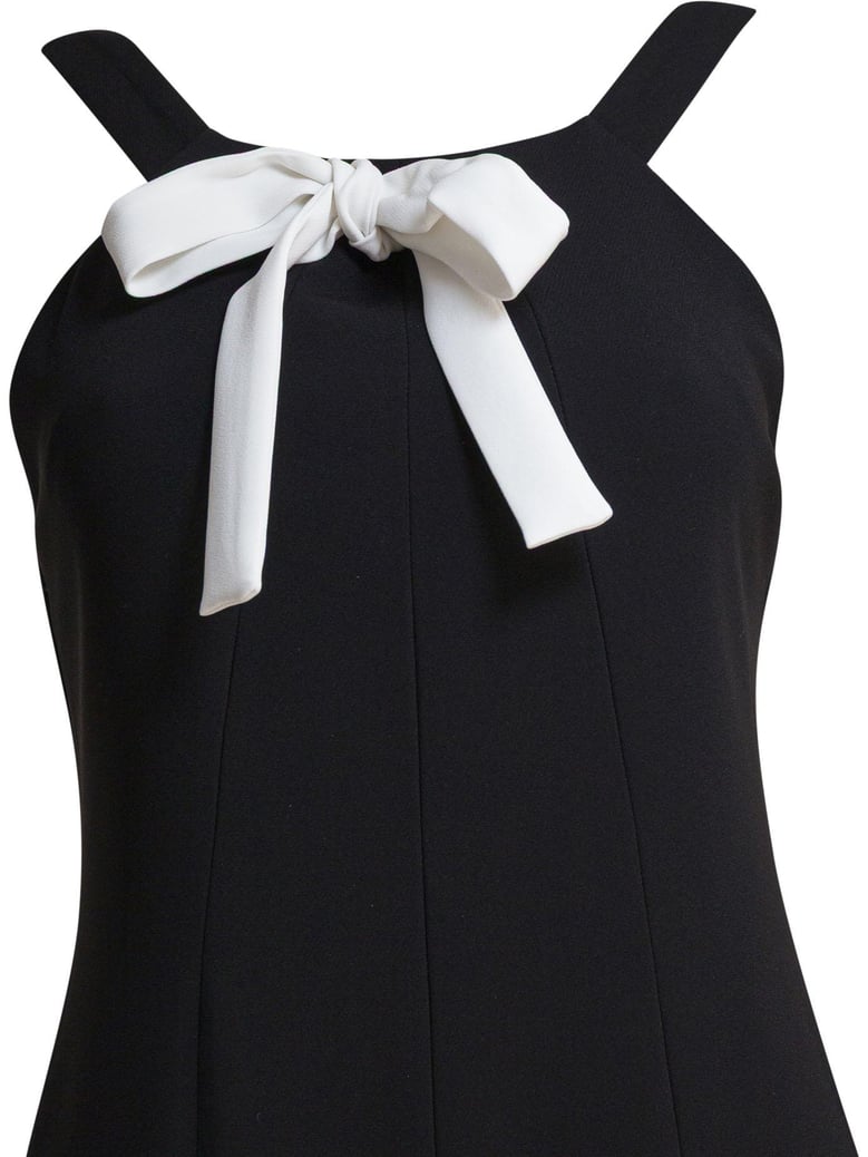 black polyester dress by Selfnex