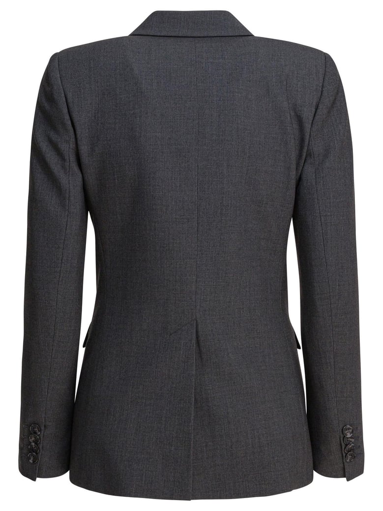 grey elastane jacket by Selfnex