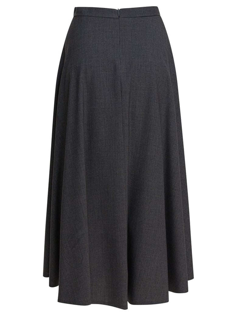 grey elastane skirt by Selfnex