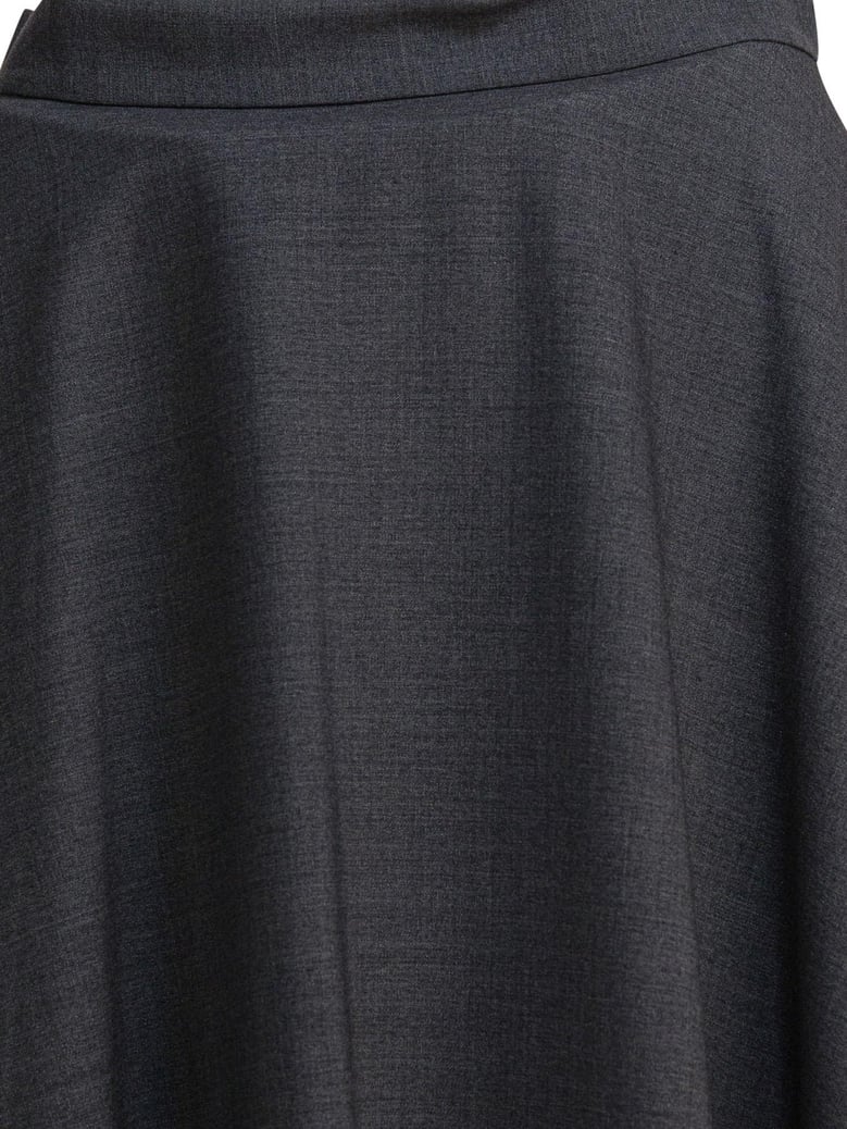 grey elastane skirt by Selfnex