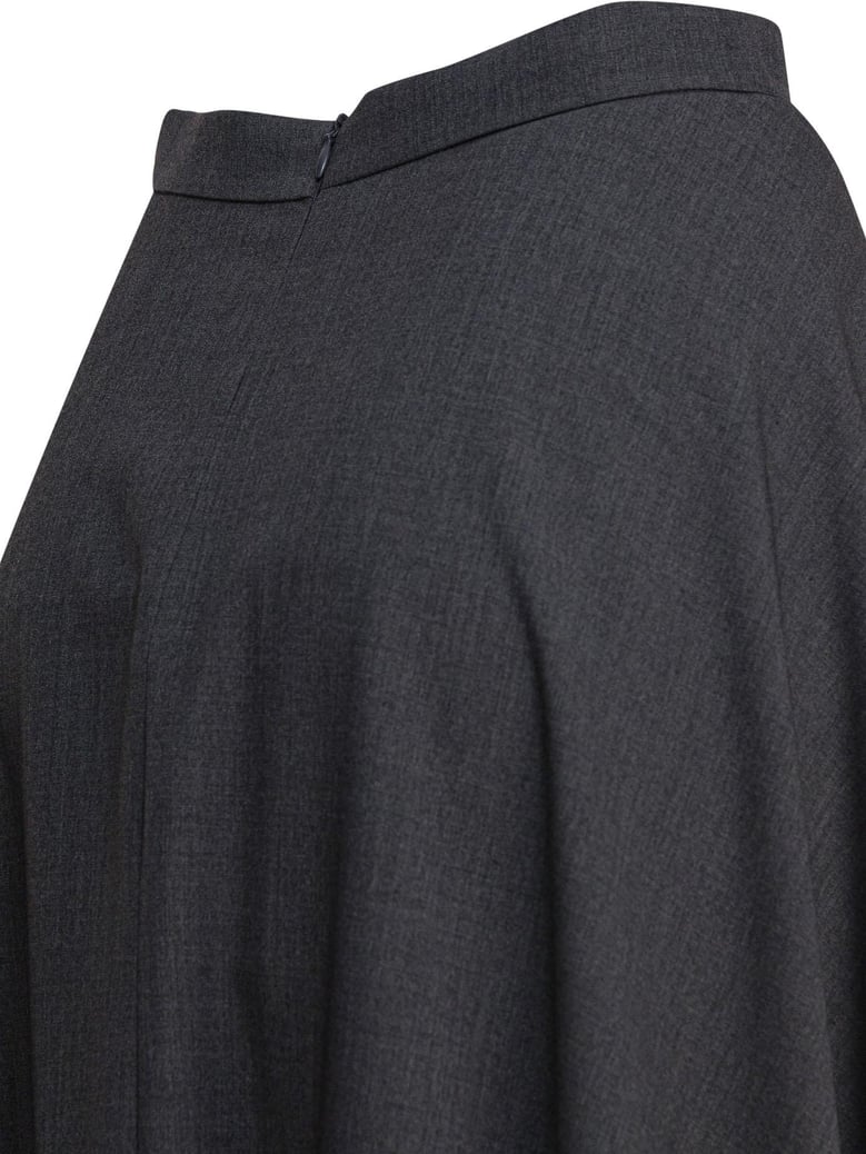 grey elastane skirt by Selfnex