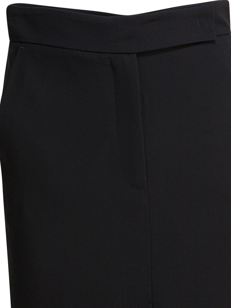 black elastane skirt by Selfnex