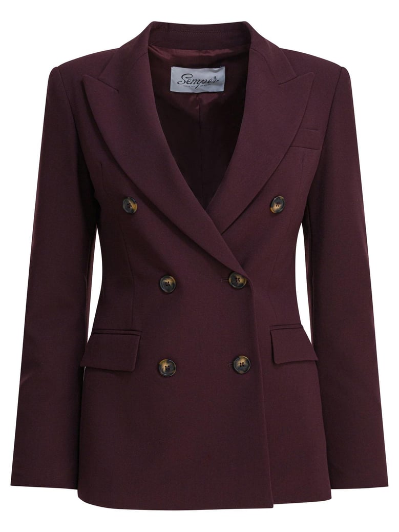 bordeaux elastane jacket by Selfnex