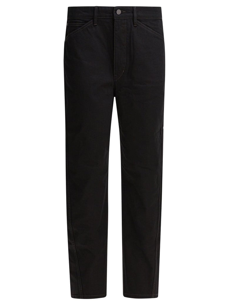 black cotton jeans by Selfnex