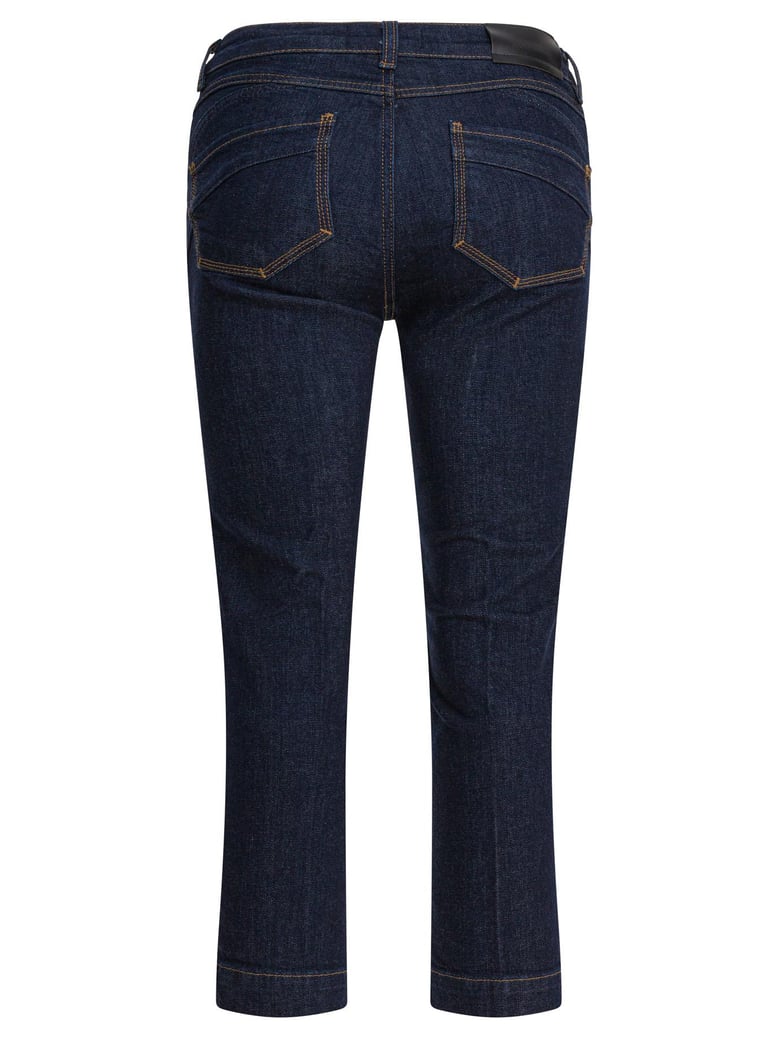 blue elastane jeans by Selfnex