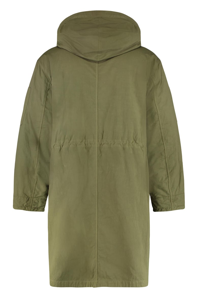 hooded cotton parka by Selfnex