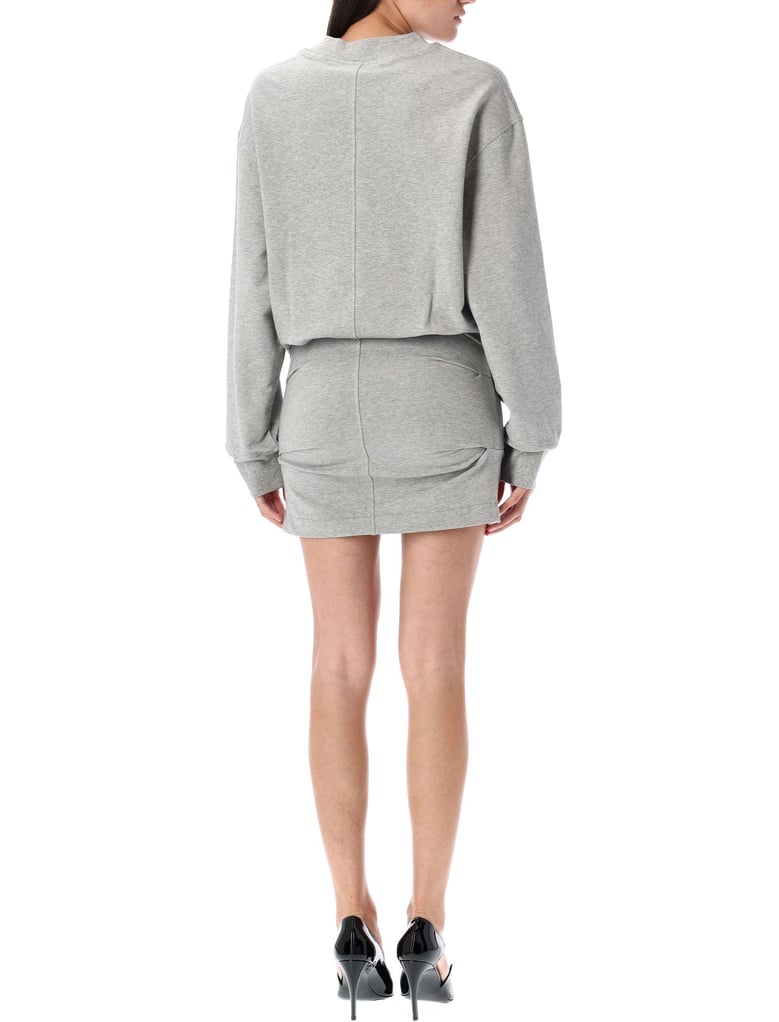 light american fleece mini dress by Selfnex
