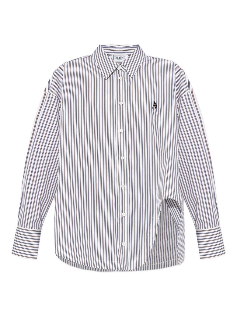 striped cotton shirt by Selfnex