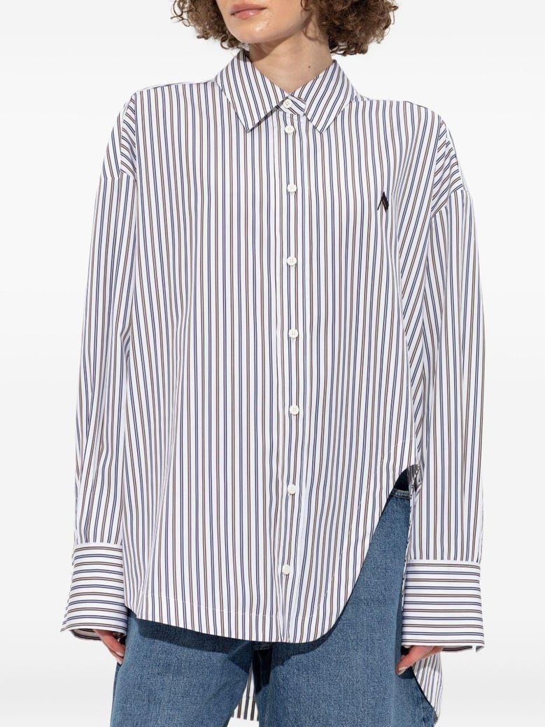 striped cotton shirt by Selfnex