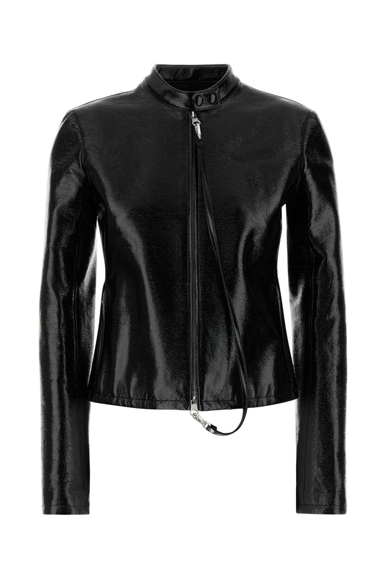 vinyl biker jacket by Selfnex