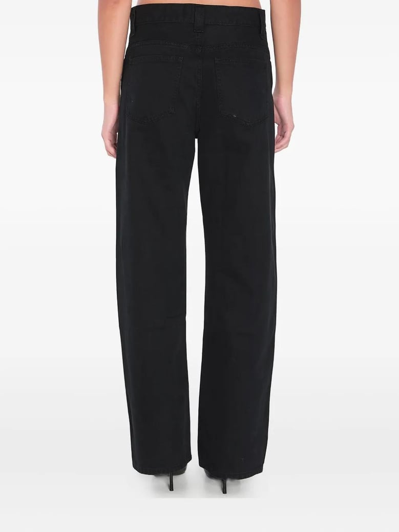 jeans bonnie cintura baja negro by Selfnex