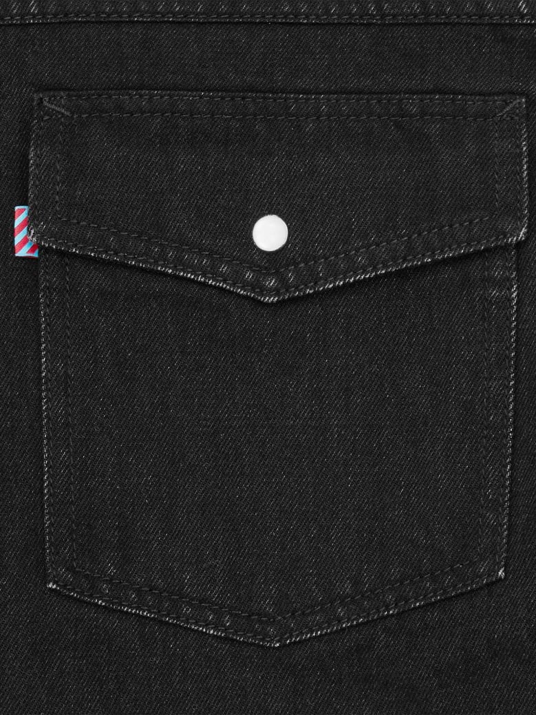 running dog denim shirt by Selfnex
