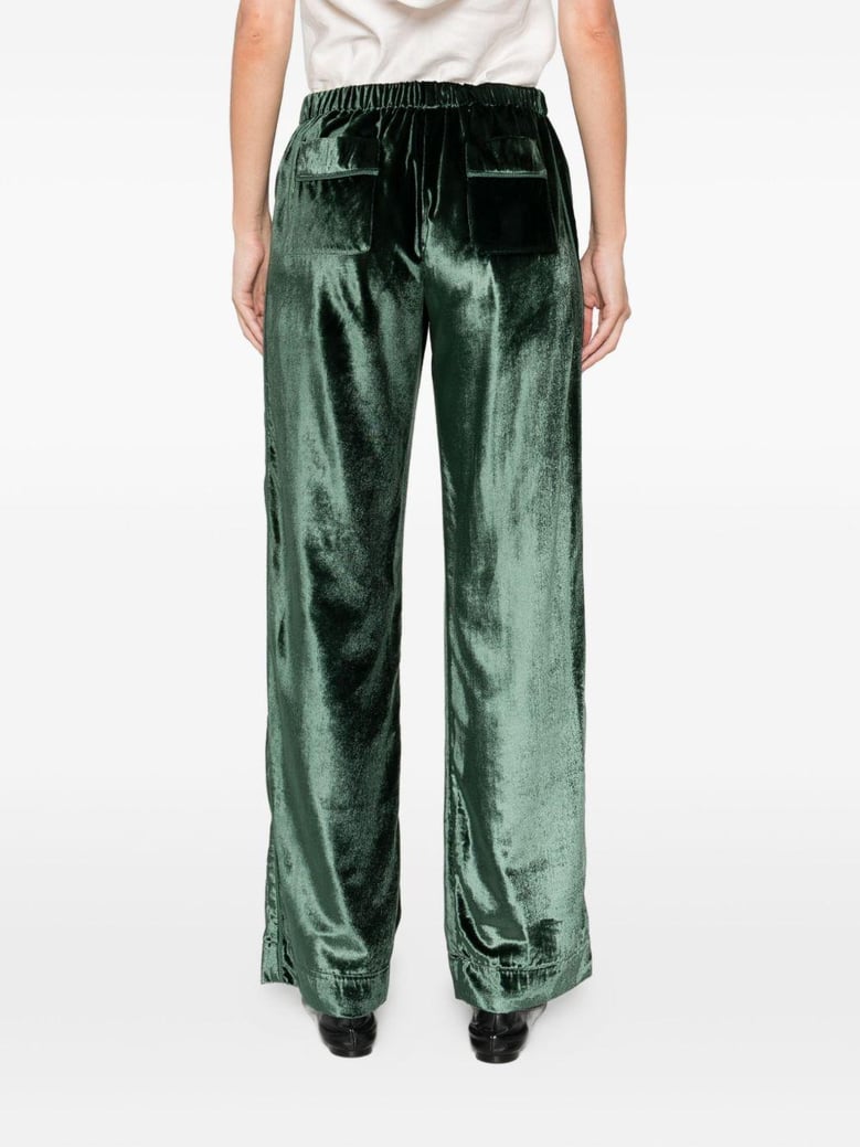 velvet high-waisted trousers by Selfnex