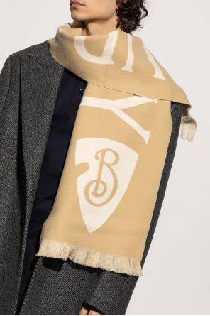 beige wool scarf by Selfnex