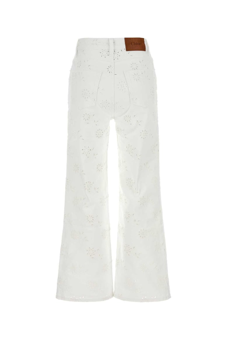 white denim jeans by Selfnex