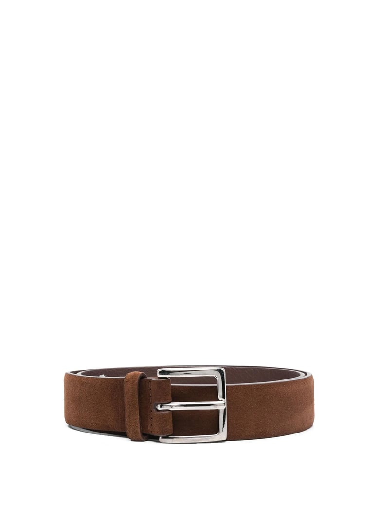suede leather belt by orciani by Selfnex