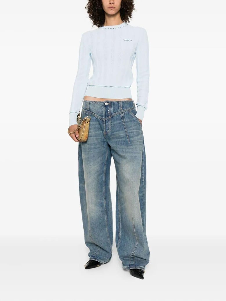 blue cotton clothing jeans by Selfnex