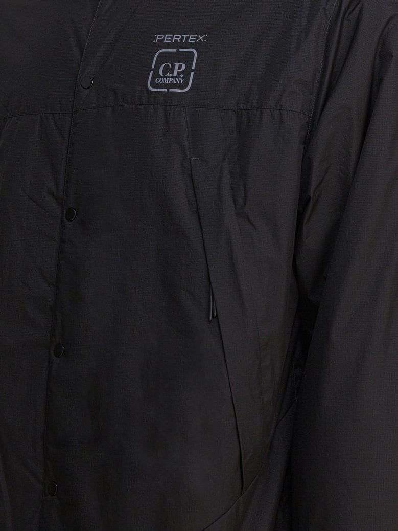 black polyamide jacket by Selfnex