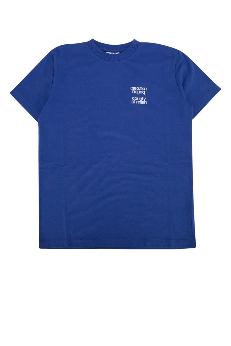mbcm panther regular t-shirt blue white by Selfnex