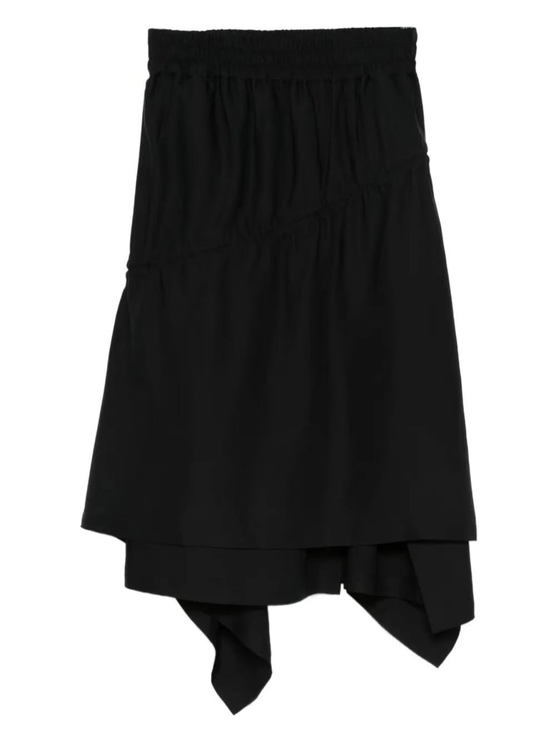 asymmetrical skirt by Selfnex