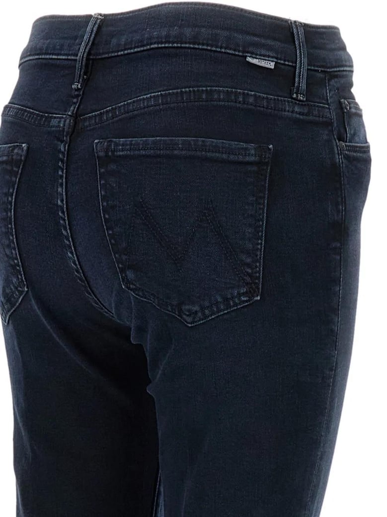 midnight blue stretch denim the weekender jeans by Selfnex