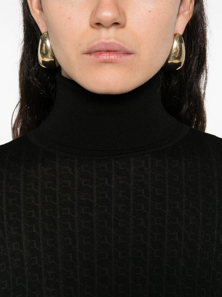 turtleneck sweater with logo by Selfnex
