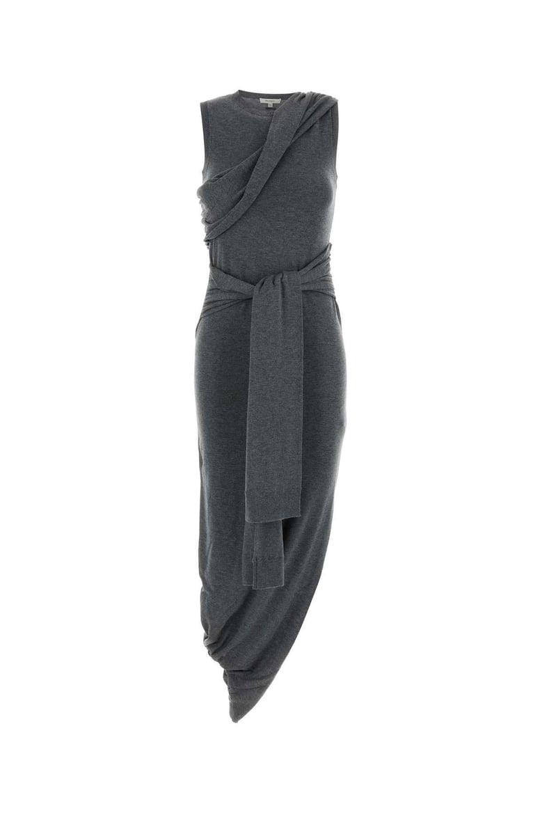grey jersey dress by Selfnex