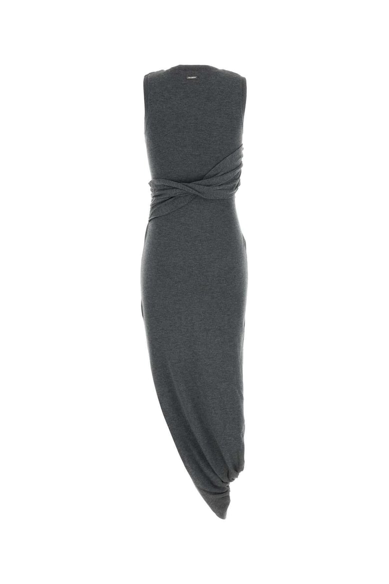 grey jersey dress by Selfnex